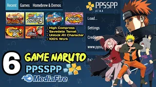 6 game ppsspp naruto terbaik ukuran kecil ringan dengan gameplay seru u0026 keren di android offline