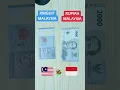 Download Lagu Perbandingan Uang 1 Ringgit Malaysia ke Rupiah Indonesian #shortvideo #shorts #viral