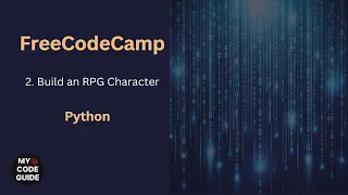 Build an RPG Character - FCC Python Course