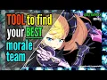 Epic Seven BEST TEAM MORALE OPTIMIZER TOOL Labyrinth Raid Epic 7 Camping Simulator Camp Calculator