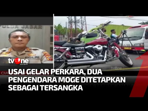 Polisi Tetapkan Dua Pengendara Moge yang Tabrak Anak Kembar Sebagai Tersangka