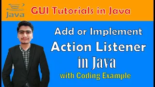 Create Action Listeners with JButton JComboBox JTextField - Java Tutorial Hindi Urdu