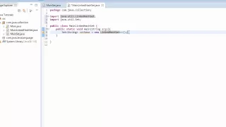 Java programming LinkedHashSet