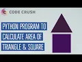 Python Program To Calculate Area Of Triangle Square Python functions