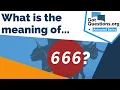 What is the meaning of 666