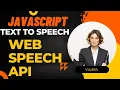 JavaScript Project 14 Text To Speech Javascript WebSpeech API Chatbot