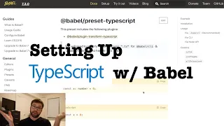 Setting Up TypeScript w Babel