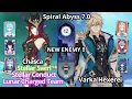 NEW ENEMY C0 Chasca Odette C0 Varka Hexerei - Spiral Abyss Floor 12 Genshin Impact 7 0