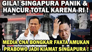 GILA! MEDIA SINGAPURA Bongkar Fakta KEPANIKAN & KEHANCURAN NEGARANYA Imbas Gasnya Resmi DIPOTONG RI!