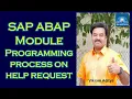 2021 SAP Module Pool Process on Help Request