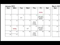 How to Read the Payment and Claim Cut-off Calendars