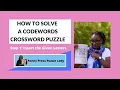 How to Solve Penny Press Codewords Puzzles Step 1 Insert the Given Letters