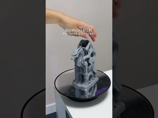 BioMechenical Predator Dice Tower video thumbnail