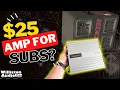 25 Amp vs Four 12 Subwoofers