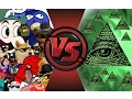 Lagu MLG and YOUTUBE POOP vs ILLUMINATI! FINAL FACE-OFF! Cartoon Fight Club Episode 33
