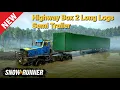 New Highway Box 2 Long Logs Semi Trailer In SnowRunner TIKUS19