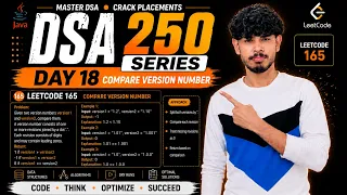 Day 18 LeetCode 165 Compare Version Numbers Java DSA