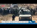 U S rebukes Israeli settlers in West Bank