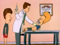 Beavis And Butt-Head - The Doctor is Putting The Needle to Beavis Stomach