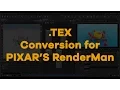 TEX Conversion for Pixar s RenderMan