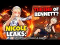 Nicole LEAKS The End of Bennett Genshin Impact Version 6 6 Analysis