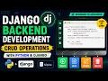 Django Backend Development Tutorial CRUD Operations in Python with Django Beginner to Advanced