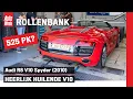 Lagu Audi R8 Spyder 5.2 V10 FSI quattro (2010) - Op de rollenbank