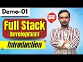 Full Stack Development Tutorials Full Stack Training for Beginners Full Stack Demo 01