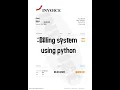 Complete Billing system software using python