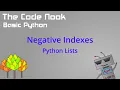 Python Basics - Negative Indexing of Lists