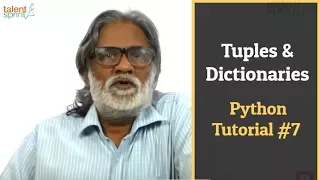 Tuples Dictionaries Python Tutorial TalentSprint