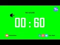 60 seconds Green Screen timer no sound PHEGYAN93