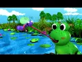 Five Little Speckled Frogs | Nursery Rhymes for Babies by LittleBabyBum - ABCs and 123s