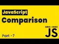 JavaScript Comparison Lesson 7 JavaScript Tutorial Beginning to Advance in