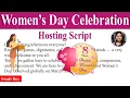 How to Host Women s Day 2026 Celebration Anchoring Script Event Planning Guide