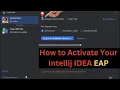 Activating IntelliJ IDEA EAP for Free