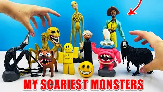 Making My SCARIEST MONSTERS & Their NEW Stories! 👹 Clay Figures