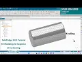 Solid Edge 2023 Tutorial - 3D Modeling for beginner EP 12 Knurling Knurling
