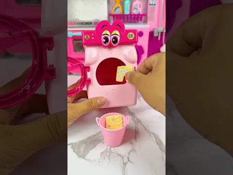 Satisfying With Unboxing Miniature Washing Machine Set Toys, ASMR Videos #shorts