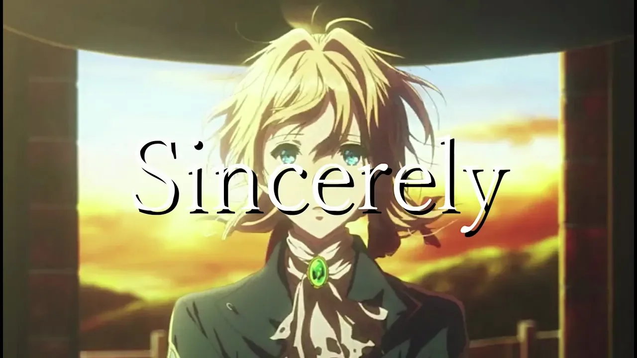 Mad ヴァイオレット エヴァーガーデン Sincerely Mp3 Download 3kbps Ringtone Lyrics