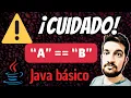 BE CAREFUL when COMPARING STRINGS in Java Use EQUALS