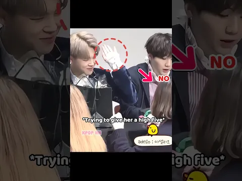 When a Female Fan Accidentally Ignored Jimin 😂 His Reaction Was So Cute 🥰 #bts #jimin