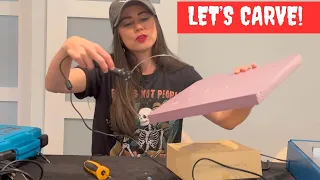 Tools Tutorial - Tips for Creating Styrofoam Platforms for your Halloween and Christmas Villages