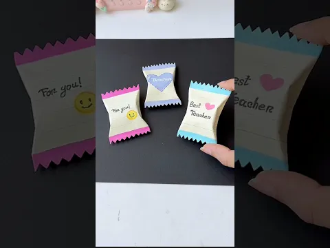 Simple teachers day craft idea #tonniartandcraft #diy #craft #art #shorts