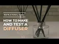 How to make and test scented reed diffusers