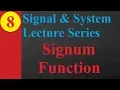Signum Function Basics Graph Relationship with Unit Step Signal in Signals Systems