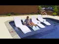 Part 3 of 4 Comparing Ledge Lounger Tenjam and Step 2 Loungers in a Vinyl Liner Pool at 5 Depth