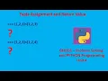 Python Tuple operations methods assignment Tuple as Return Values GE8151-PSPP Tamil 45