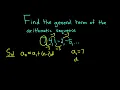 How to Find the General Term of an Arithmetic Sequence