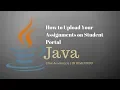 How to Upload Your Lab Assignment java with OOP